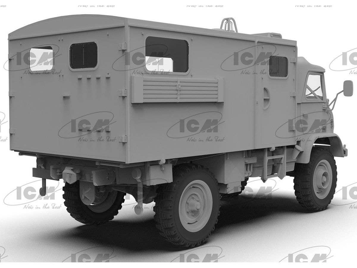 ICM 1/35 Unimog S 404, German Military Ambulance, Vehicle | 4823044409600