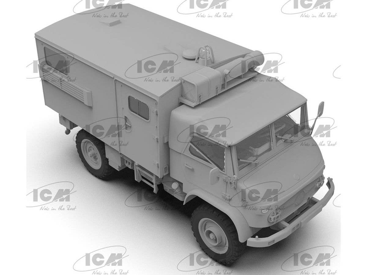ICM 1/35 Unimog S 404, German Military Ambulance, Vehicle | 4823044409600