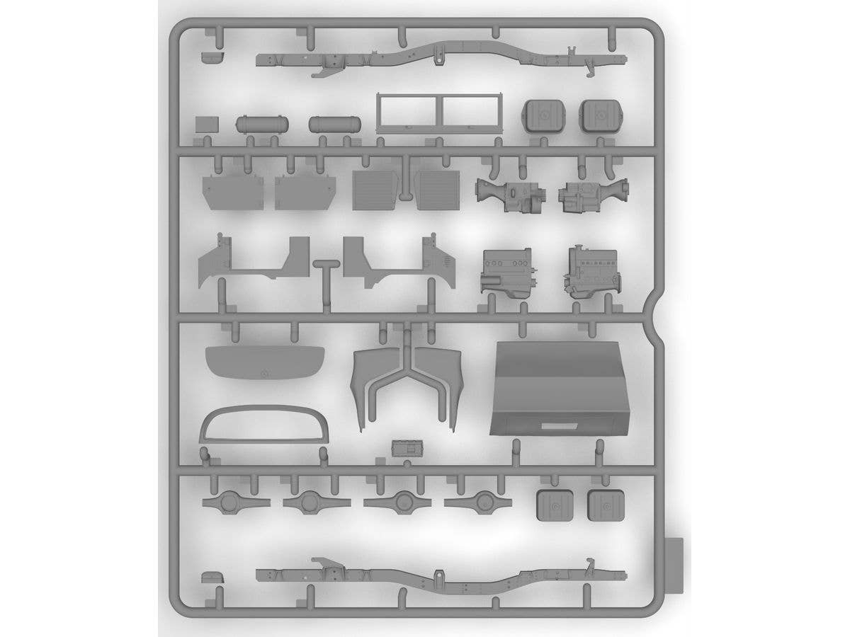ICM 1/35 Unimog S 404, German Military Ambulance, Vehicle | 4823044409600