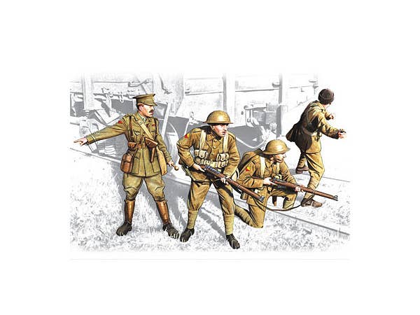 ICM 1/35 British Infantry (1917-1918) (4 figures - 1 officer, 3 soldiers) | 4823044401864