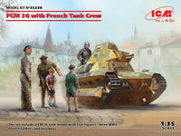 ICM 1/35 FCM 36 with French Tank Crew | 4823044407996