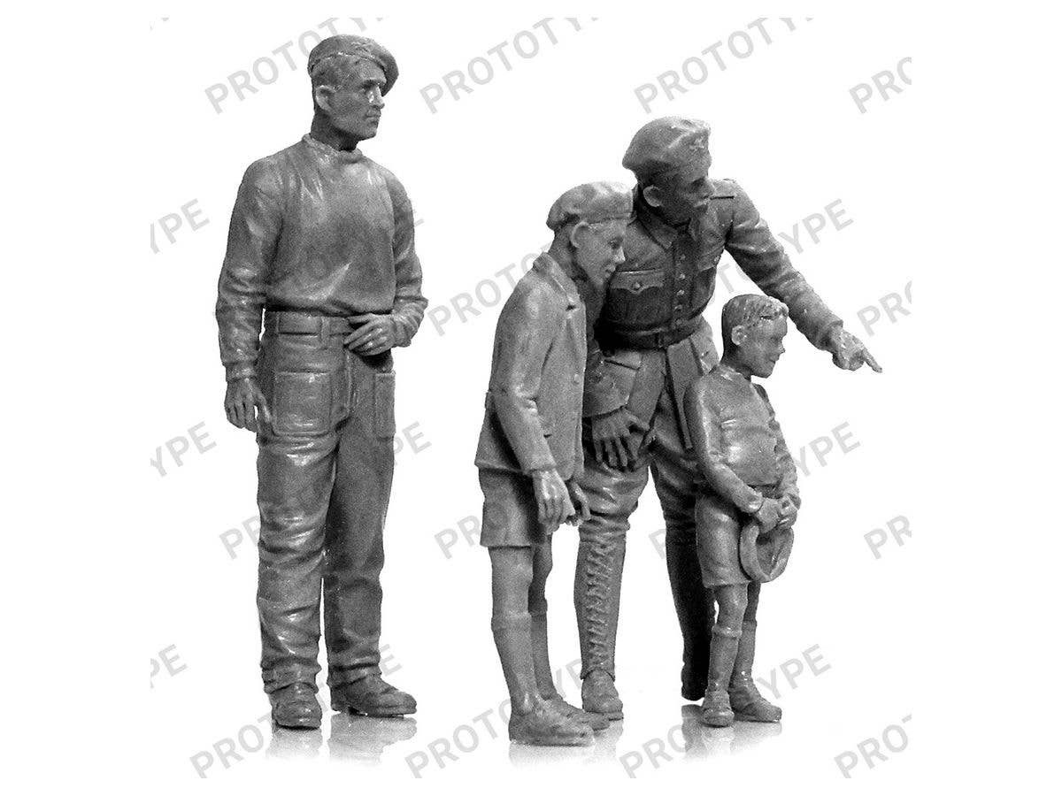 ICM 1/35 FCM 36 with French Tank Crew | 4823044407996