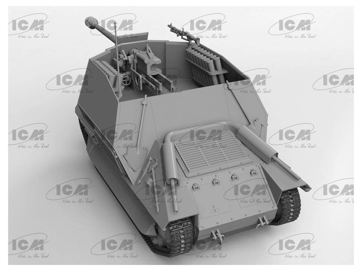 ICM 1/35 Marder I on FCM 36 Base WWII German Anti-tank Self-propelled Gun | 4823044407934