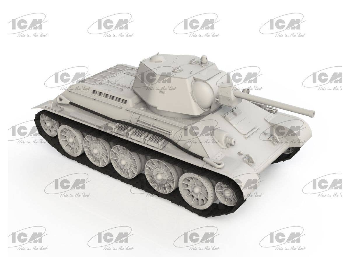 ICM 1/35 ОT-34/76, WWII Soviet Flamethrower Tank | 4823044408511