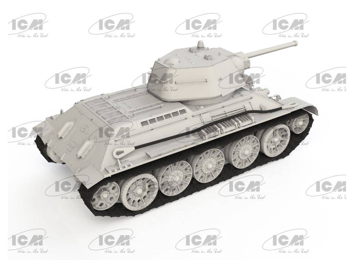 ICM 1/35 ОT-34/76, WWII Soviet Flamethrower Tank | 4823044408511