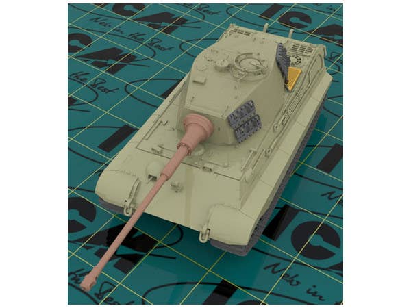 ICM 1/35 Pz.Kpfw.VI Ausf.B King Tiger (late production) with full interior, WWII German Heavy Tank | 4823044404568