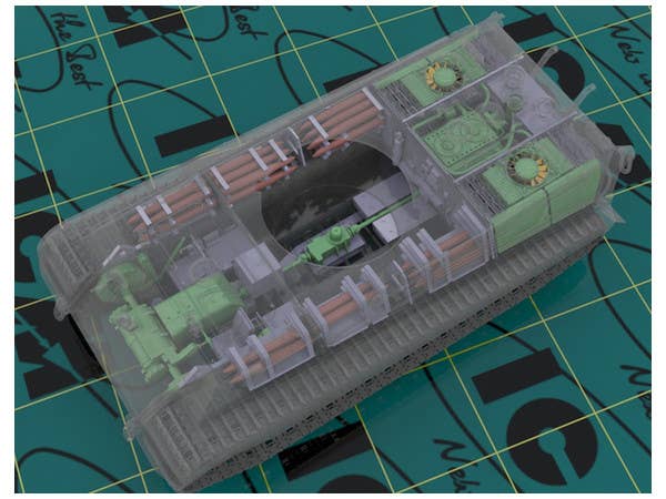 ICM 1/35 Pz.Kpfw.VI Ausf.B King Tiger (late production) with full interior, WWII German Heavy Tank | 4823044404568