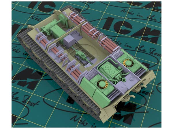 ICM 1/35 Pz.Kpfw.VI Ausf.B King Tiger (late production) with full interior, WWII German Heavy Tank | 4823044404568