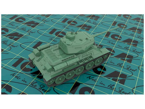 ICM 1/35 T-34-85, WWII Soviet Medium Tank | 4823044404216
