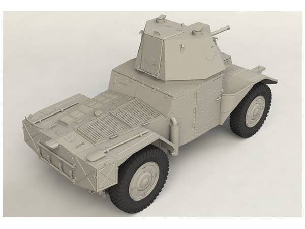 ICM 1/35 Panzerspahwagen P 204 (f) with CDM turret, WWII German Armoured Vehicle | 4823044405084