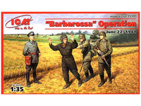 ICM Barbarossa operation, June 22,1941 (4 figures - 1 german officer, 2 german soldiers, 1 captured soviet tankman) | 4823044401291