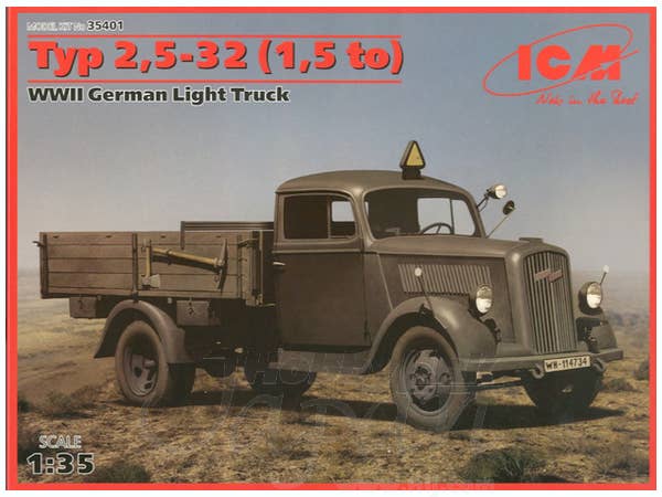 ICM 1/35 Typ 2,5-32 (1,5 to), WWII German Light Truck | 4823044402892