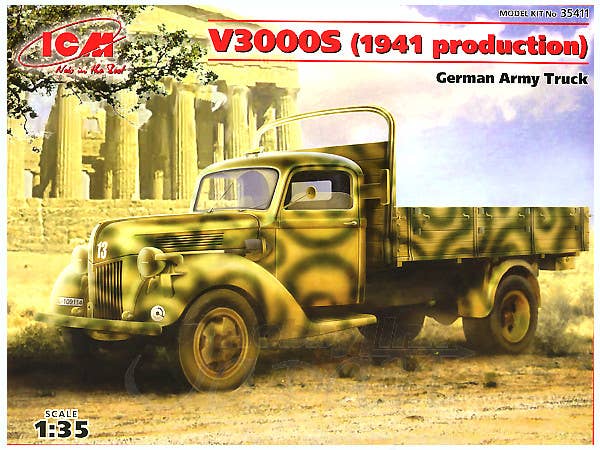 ICM 1/35 V3000S (1941 production) , German Army Truck | 4823044401383