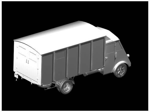 ICM Lastkraftwagen 3,5 t AHN with Shelter, WWII German Ambulance Truck | 4823044403639