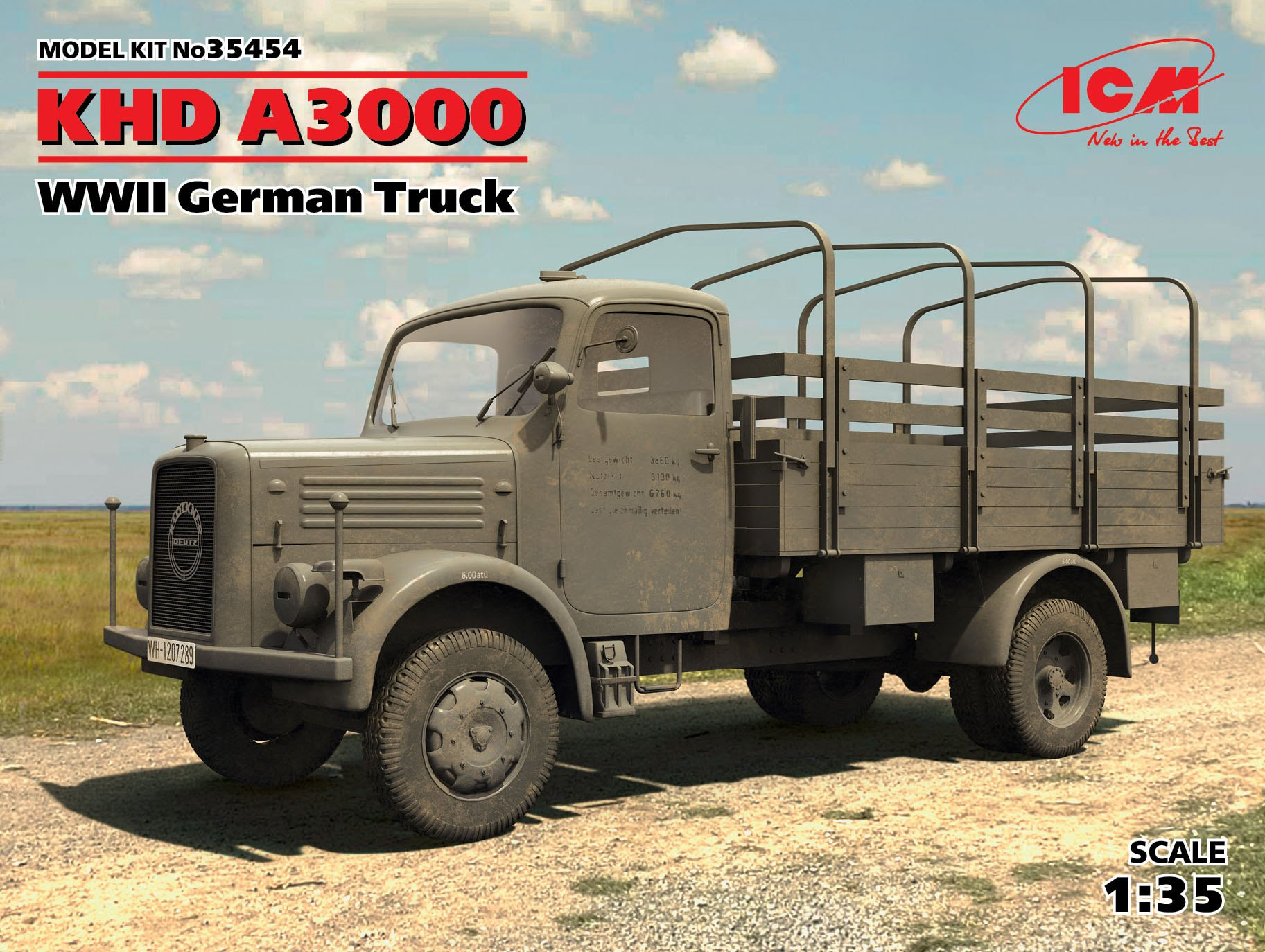 ICM KHD A3000, WWII German Truck | 4823044405107