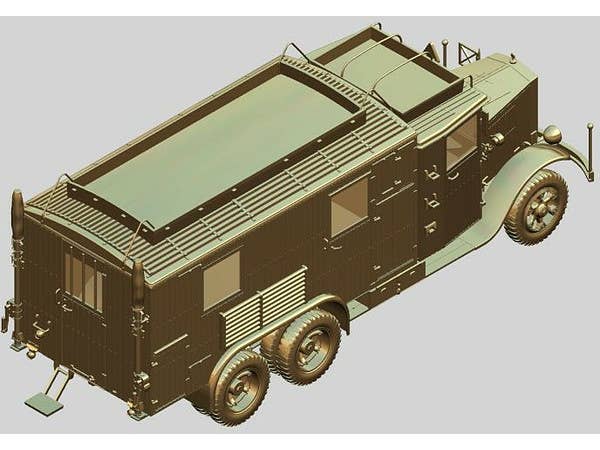 ICM Krupp L3H163 Kfz.72, WWII German Radio Communication Truck | 4823044402724