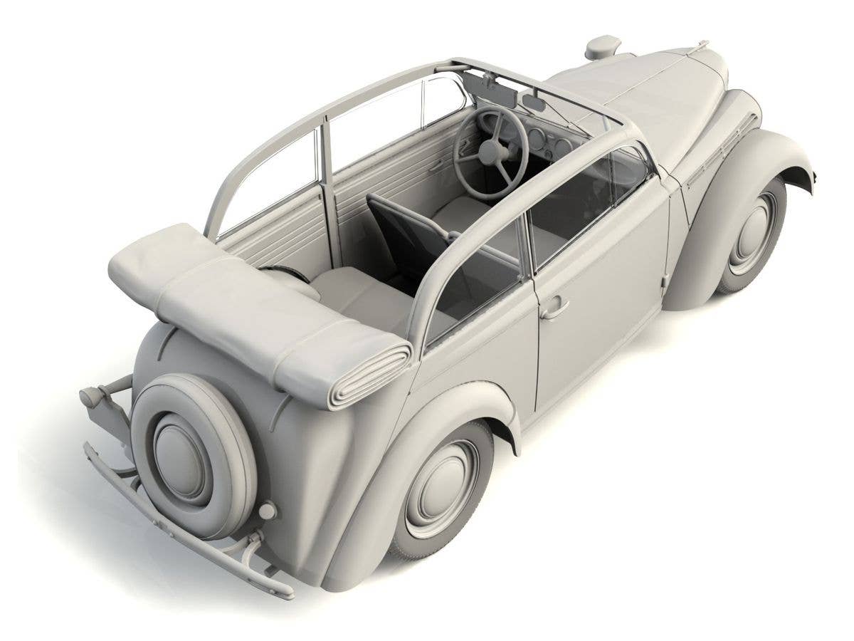 ICM 1/35 Kadett K38 Cabriolimousine, WWII German Staff Car | 4823044405930