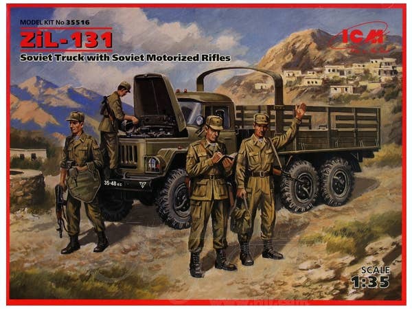 ICM ZiL-131, Soviet Truck with Soviet Motorized Rifles | 4823044403233