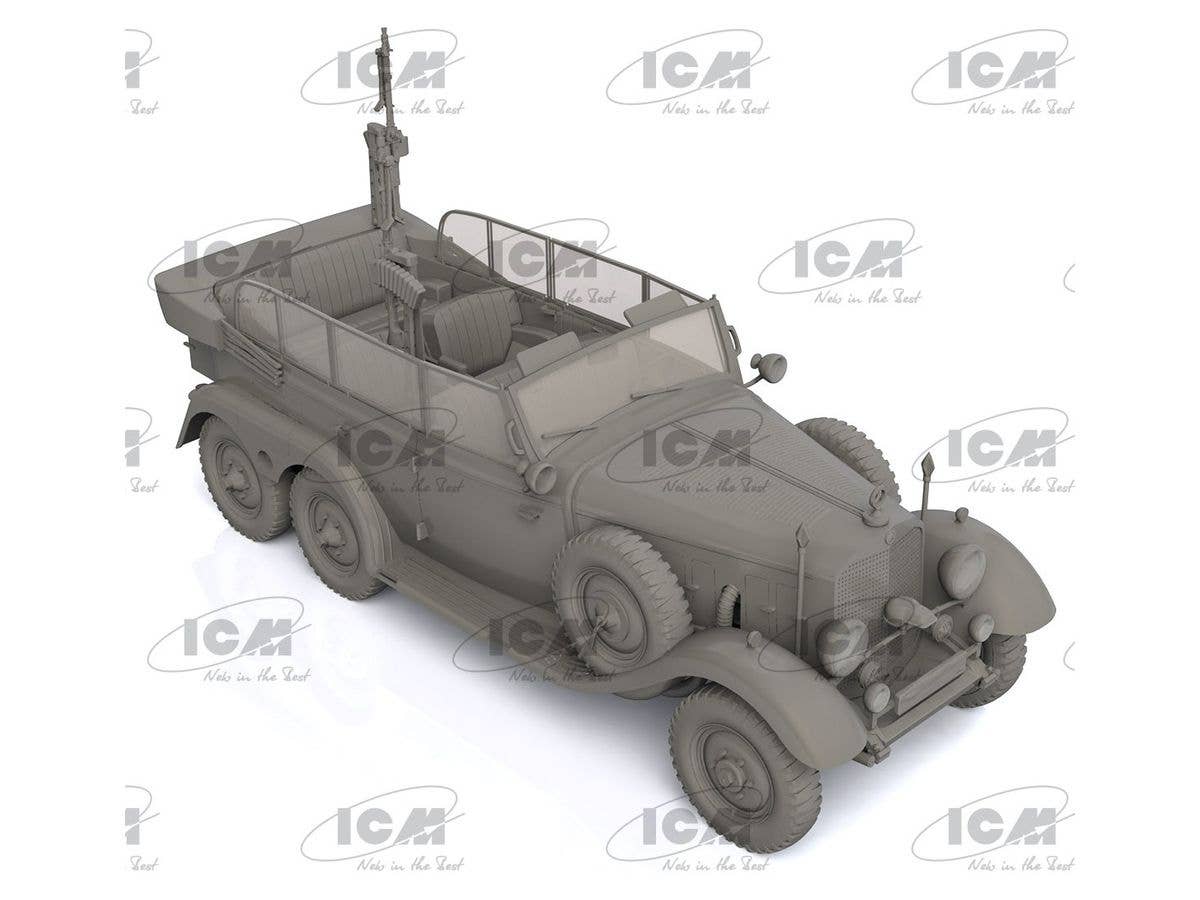 ICM 1/35 G4 with Armament, WWII German Car | 4823044408221
