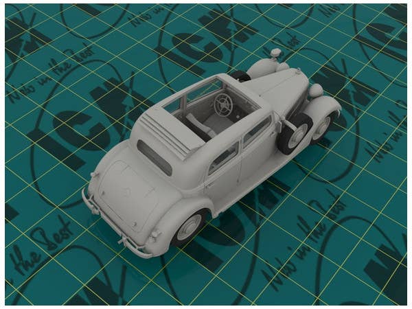 ICM 1/35 Typ 320 (W142) Saloon, WWII German Staff Car | 4823044402779