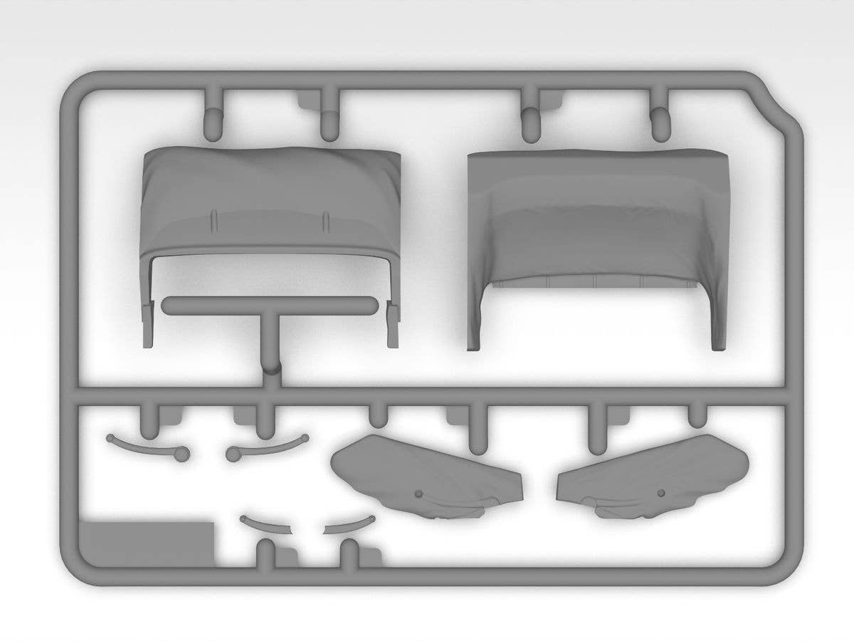 ICM 1/35 Typ 320 (W142) Cabriolet, WWII German Staff Car | 4823044409716