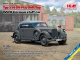 ICM 1/35 Typ 320 (W142) Cabriolet Soft Top, WWII German staff car
