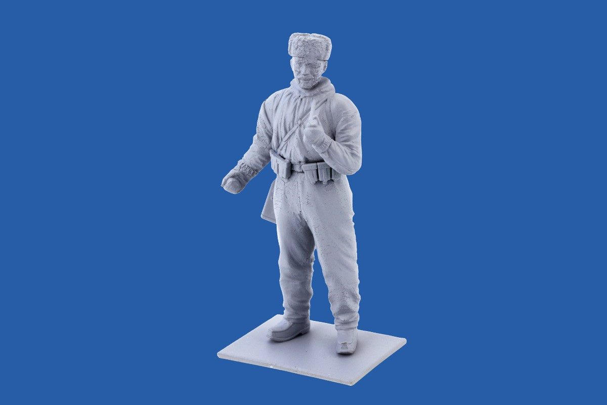 ICM 1/35 Finnish Riflemen (Winter 1940) (4 figures - 3 rifleman, 1 reindeer) | 4823044404186