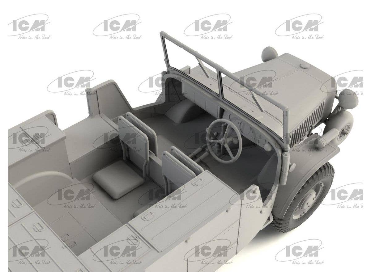 ICM 1/35 Laffly V15T, WWII French Artillery Towing Vehicle (100% new molds) | 4823044407880