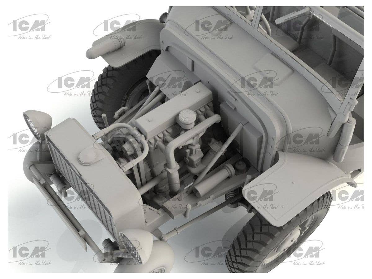 ICM 1/35 Laffly V15T, WWII French Artillery Towing Vehicle (100% new molds) | 4823044407880