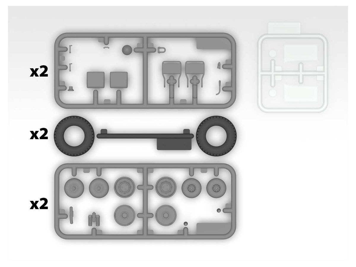 ICM 1/35 Laffly (f) typ V15T, WWII German military vehicle | 4823044408825