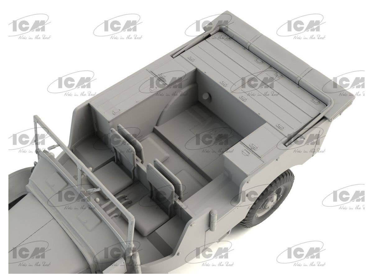 ICM 1/35 Laffly (f) typ V15T, WWII German military vehicle | 4823044408825