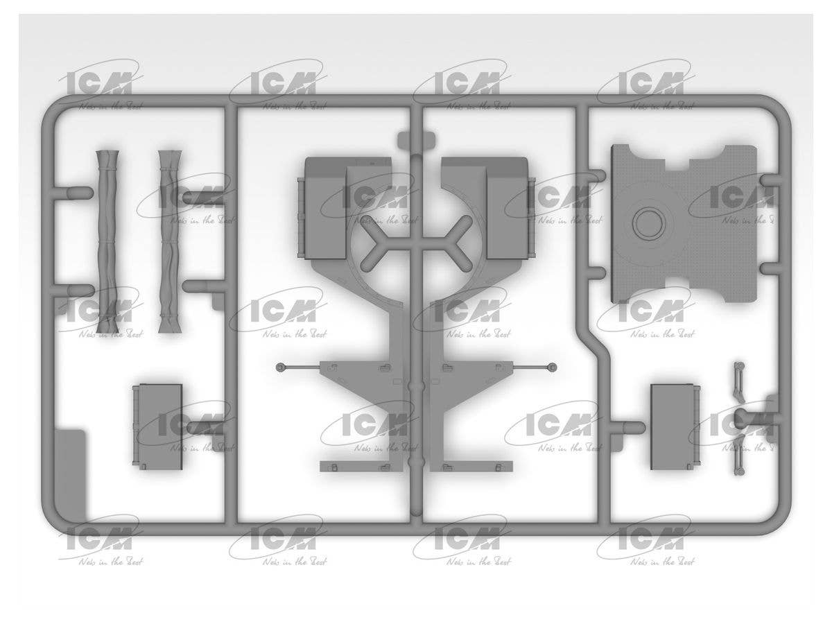 ICM 1/35 le.gl.Einheitz-Pkw Kfz.4, WWII German Light Anti-Aircraft Vehicle | 4823044407927