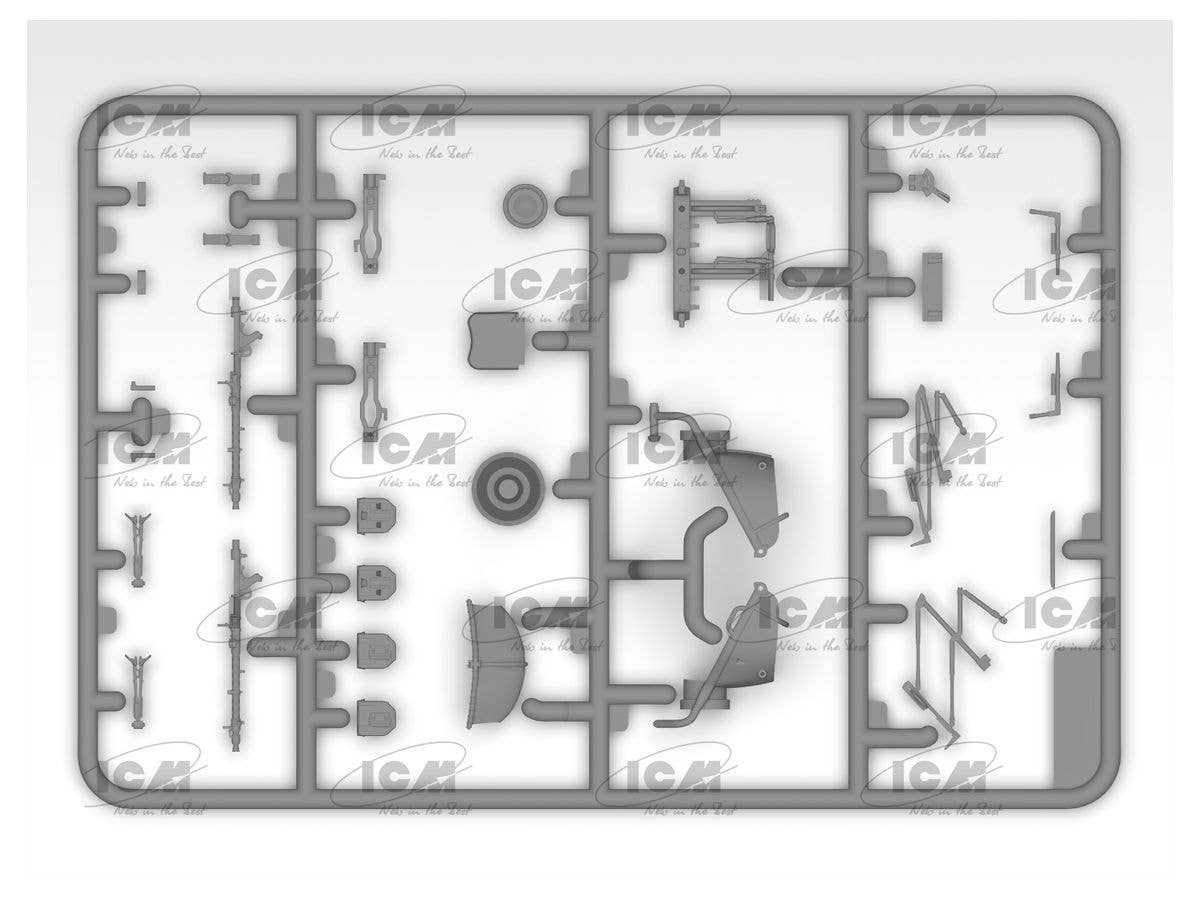 ICM 1/35 le.gl.Einheitz-Pkw Kfz.4, WWII German Light Anti-Aircraft Vehicle | 4823044407927
