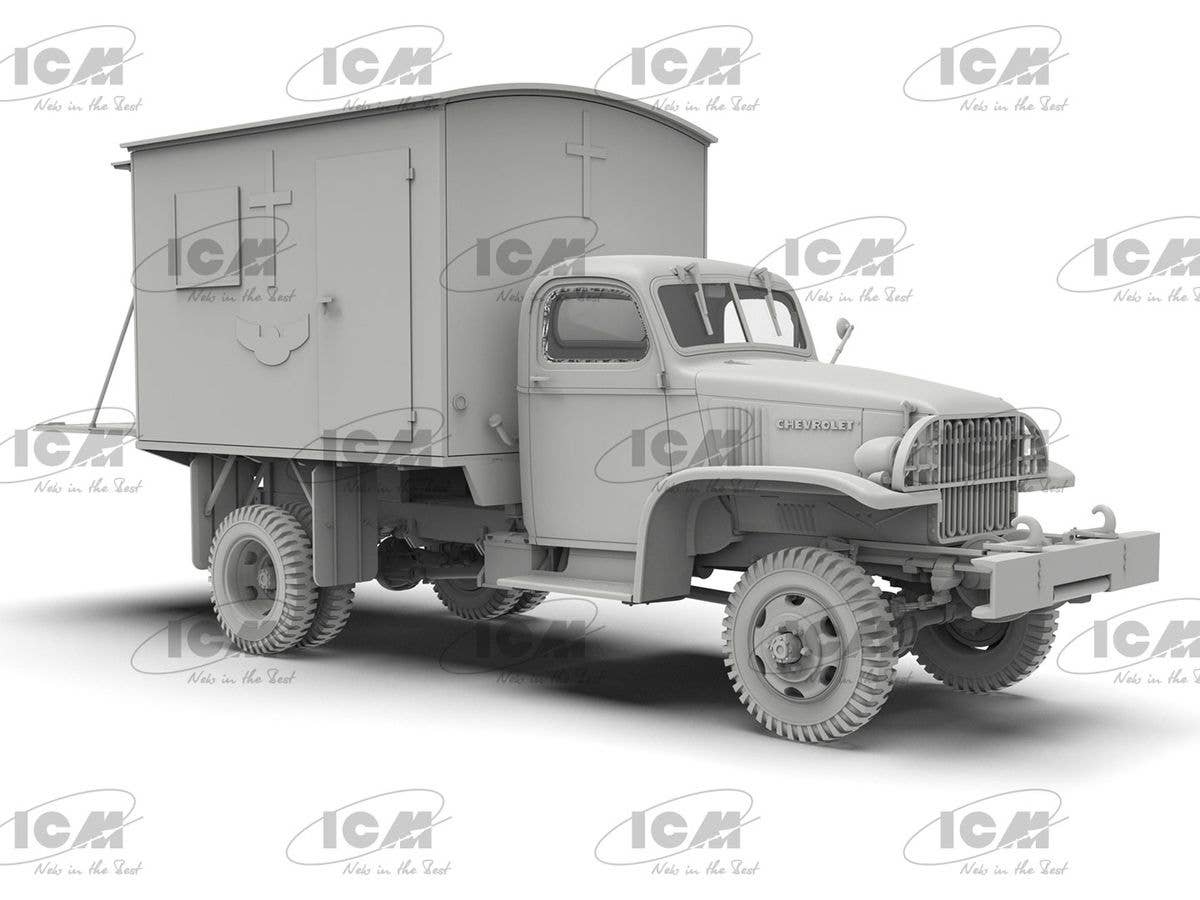 ICM 1/35 WWII British Army Mobile Chapel | 4823044410538