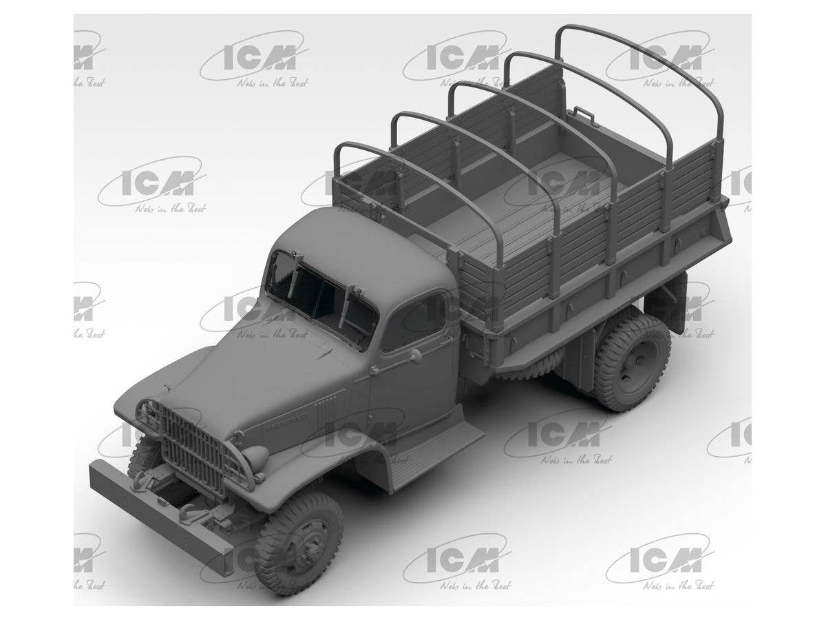 ICM 1/35 G7107, WWII Army Truck (100% new molds) | 4823044407842