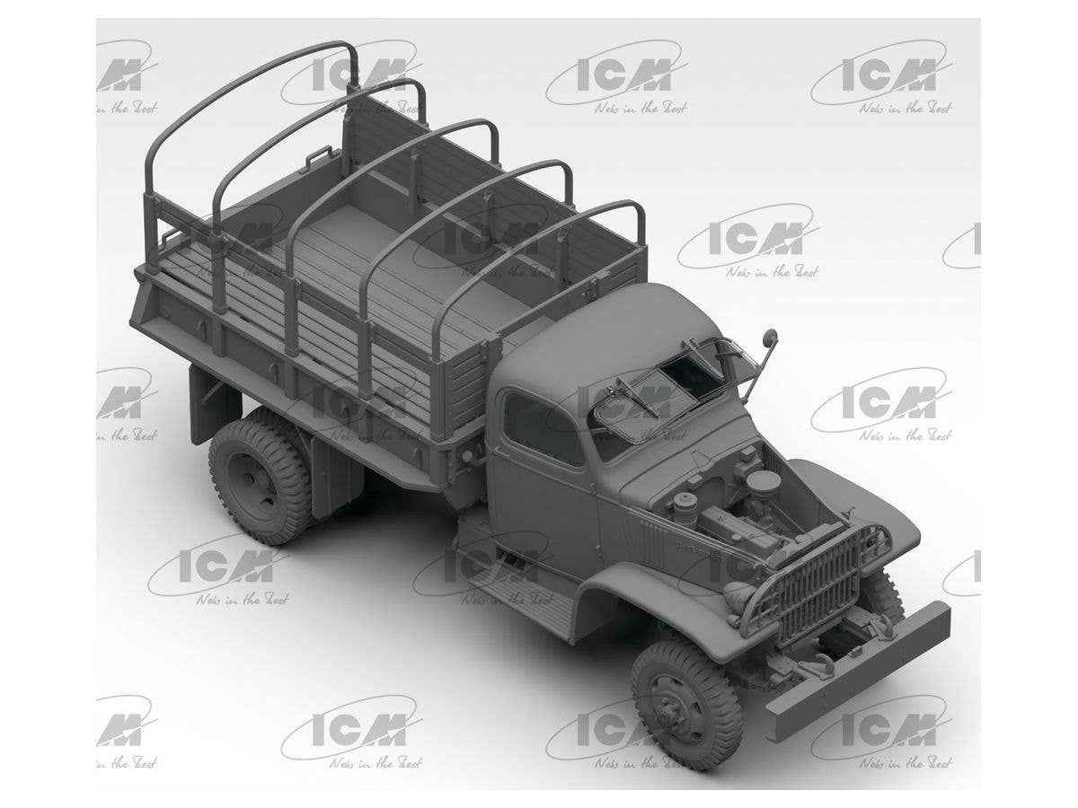 ICM 1/35 G7107, WWII Army Truck (100% new molds) | 4823044407842