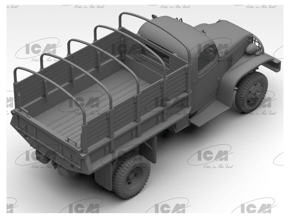 ICM 1/35 G7107, WWII Army Truck (100% new molds) | 4823044407842