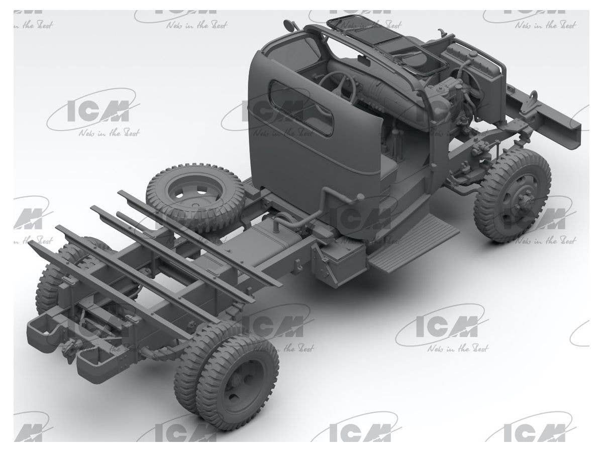 ICM 1/35 G7107, WWII Army Truck (100% new molds) | 4823044407842