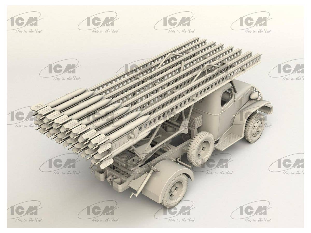 ICM 1/35 BM-13-16 on G7107 Chassis with Soviet crew | 4823044407873