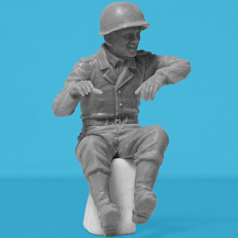 ICM 1/35 WWII US Military Patrol (G7107 with MG M1919A4)