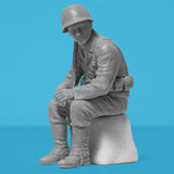 ICM 1/35 WWII US Military Patrol (G7107 with MG M1919A4)