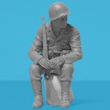 ICM 1/35 WWII US Military Patrol (G7107 with MG M1919A4)