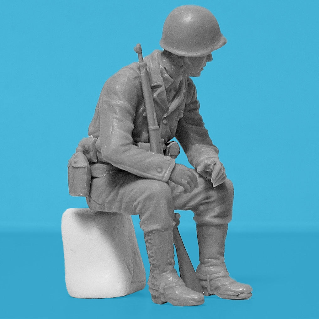 ICM 1/35 WWII US Military Patrol (G7107 with MG M1919A4)