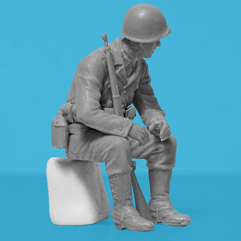 ICM 1/35 WWII US Military Patrol (G7107 with MG M1919A4)