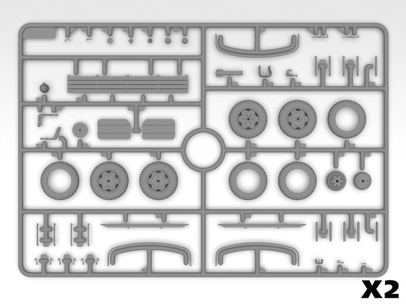 ICM 1/35 WWII US Military Patrol (G7107 with MG M1919A4)