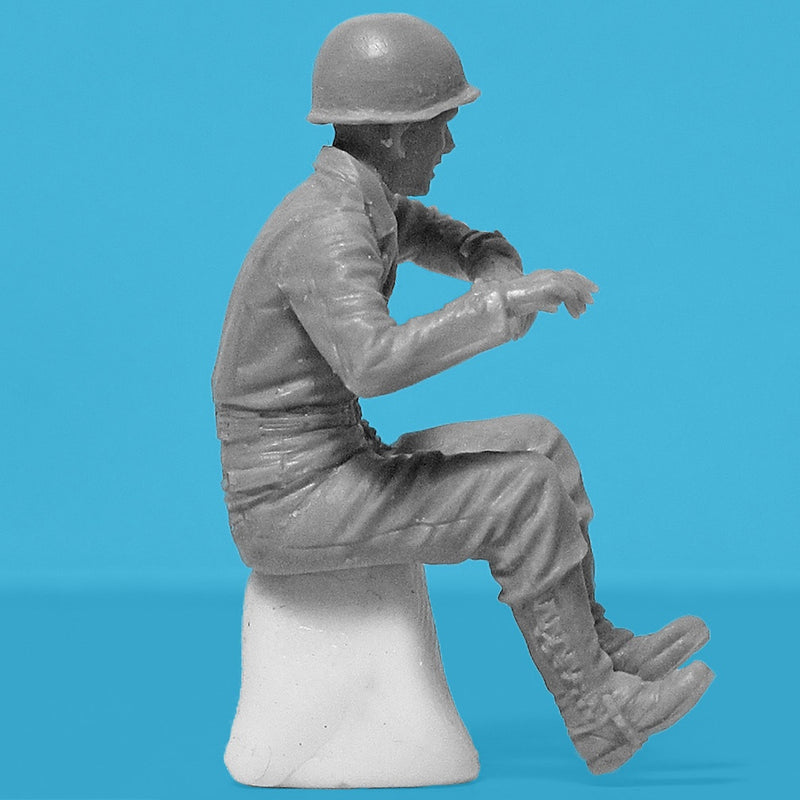 ICM 1/35 WWII US Military Patrol (G7107 with MG M1919A4)