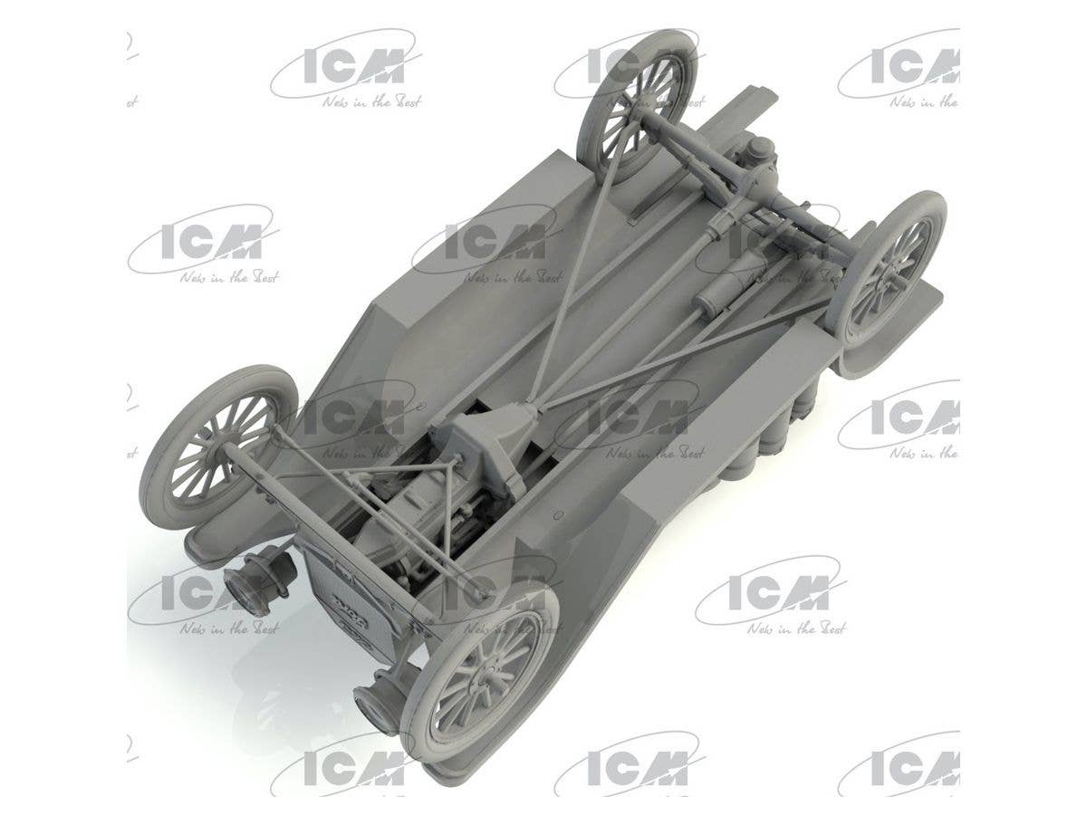 ICM 1/35 Model T 1914 Fire Truck, American Car | 4823044407958