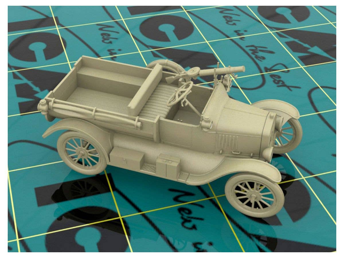 ICM 1/35 Model T 1917 LCP with Vickers MG - WWI ANZAC Car | 4823044408160