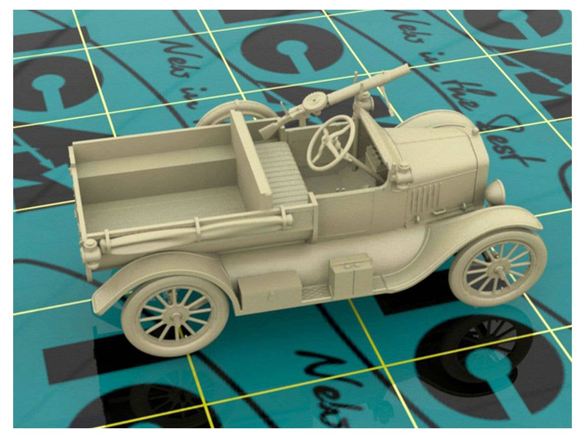 ICM 1/35 Model T 1917 LCP with Vickers MG - WWI ANZAC Car | 4823044408160