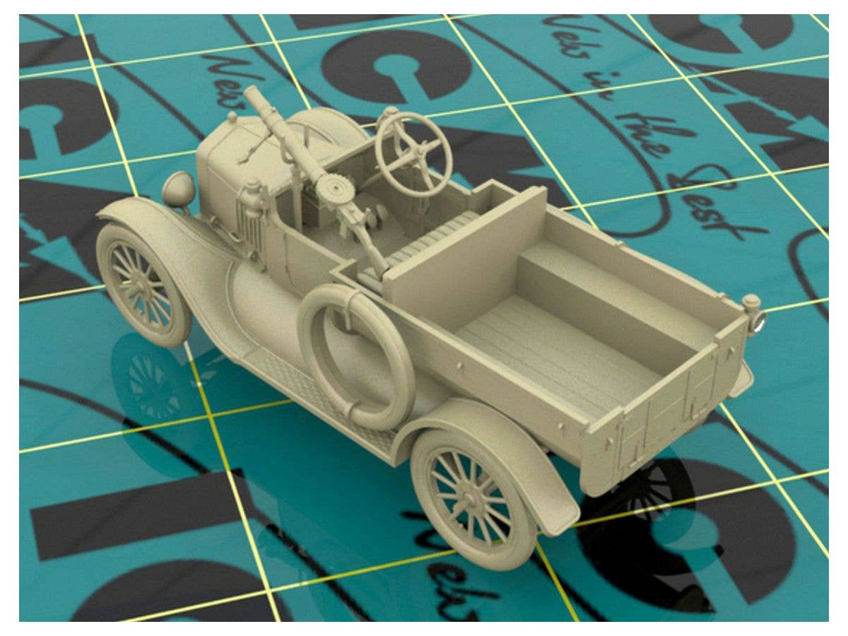 ICM 1/35 Model T 1917 LCP with Vickers MG - WWI ANZAC Car | 4823044408160
